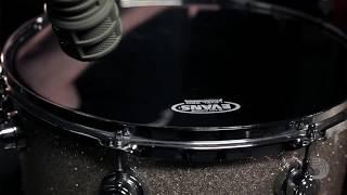 Evans Drumheads: Black Chrome Tom Heads