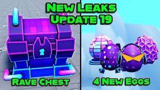  RAVE WORLD, RAVE CHEST, RAVE EGGS AND MORE - UPDATE 19 NEW LEAKS IN PET SIMULATOR 99