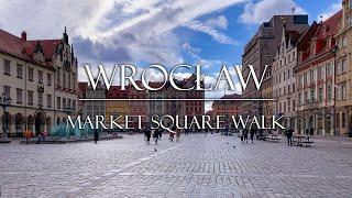 Wrocław City Walk - Market Square and surroundings [NO COMMENARY] - 20.02.2022