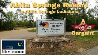 Abita Springs Resort - a Coast to Coast Bargain!