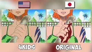 One Piece censorship comparison