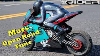 XRider Mars 8th Scale On Road Motorcycle, Learning Curve Continues, Open Road Time