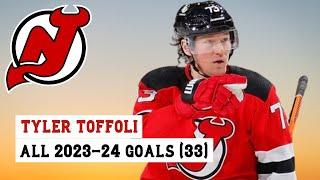 Tyler Toffoli (#73) All 33 Goals of the 2023-24 NHL Season