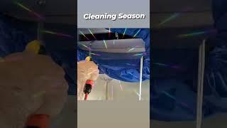 Mini split cleaning