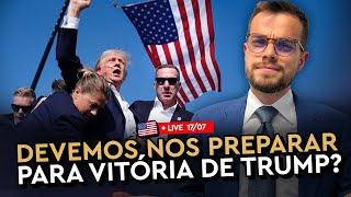 O ATENTADO de TRUMP garante a vitória nas ELEIÇÕES? O que muda na IMIGRAÇÃO?