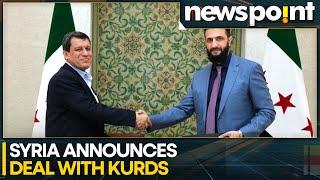 Syrian Announces Agreement to Integrate Kurdish Institutions | WION Newspoint