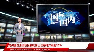 与央国企洽谈项目股权转让 正荣地产涨超10%