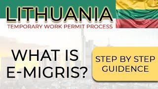 How to Submit Lithuania E-MIGRIS Application ? Lithuania TRP how to apply ? Lithuania visa problems.