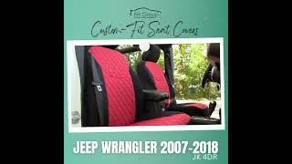 Custom-Fit Car Seat Covers for Jeep Wrangler - FH Group Auto