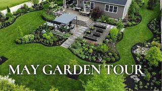 May Garden Tour 2025  Our Full Spring Walkthrough with Design Updates & Plant Names!