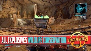 All Explosive Locations Wildlife Conservation Borderlands 3