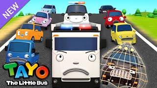 White Police Cars Songs | Paul & Liz are on the way! | Rescue Team Song | Tayo the Little Bus