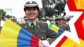 ЖЕНСКИЕ ВОЙСКА КОЛУМБИИ  WOMEN'S TROOPS OF COLOMBIA  TROPAS FEMENINAS DE COLOMBIA desfile militar