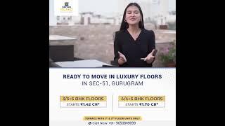 Builder floor in Gurgaon for sale with terrace right and basement Orchid Island  video best discoun