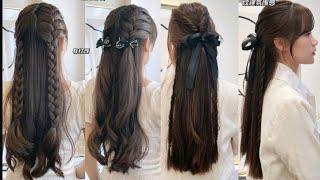 Super Easy & Cute Braid Hairstyles Tutorials Korean Style for Girls 