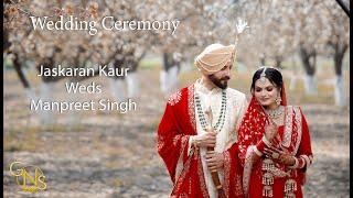 || PUNJABI WEDDING || WEDDING  HIGHLIGHTS || JASKARAN & MANPREET|| GNS MEDIA PHOTOGRAPHY ||