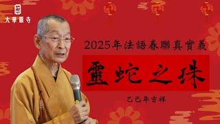 大華嚴寺 | 2025年海雲和上新春法語：靈蛇之珠