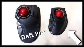 Elecom Deft Pro: A Compact Finger-Operated Trackball (w/ Elecom Huge)