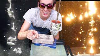 Pouring Molten Metals into Water. COOL!  (Aluminum, Thermite, Lead + More!)