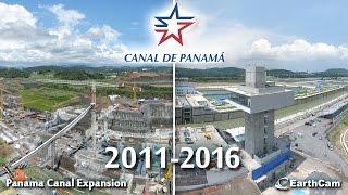 Official Panama Canal Construction Time-Lapse