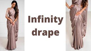 Infinity Drape | How to wear Saree for Beginners | Easy Saree Draping Tutorial