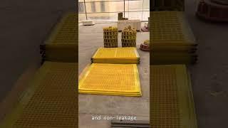 Polyurethane with steel mesh panel,PU vibration screen mesh