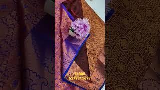 Just ₹1300/- Only All Self Sarees Sri Sakthi Pugazh Tex Elampillai