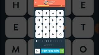 Wordbrain 2 Professor Family Level 1-5 Answers Walkthrough