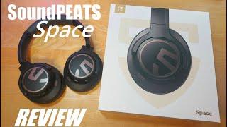 REVIEW: SoundPEATS Space Active Noise Cancelling Wireless Headphones - Ultra Long Battery Life?