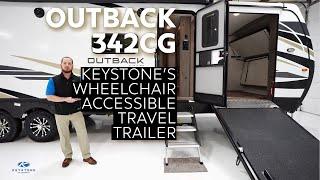 An Award-winning Floor Plan, The Wheelchair Accessible Travel Trailer - Keystone Outback 342CG