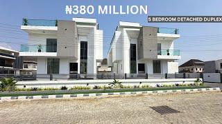 HAPPY 2025 !!! INSIDE THIS 380 MILLION NAIRA 5 BEDROOM FULLY DETACHED DUPLEX FOR SALE