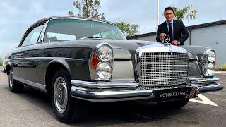 S Class W111 - The Last Hand-Built Mercedes - Restoration Chrome Leather at Motor Classic Hungary