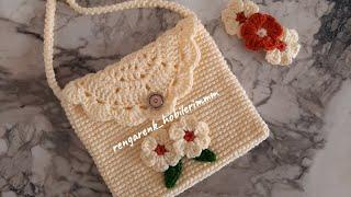 Örgü çocuk çantası yapılışı #amigurumiçanta #örgüçanta #handbag #handmade #elişiçanta