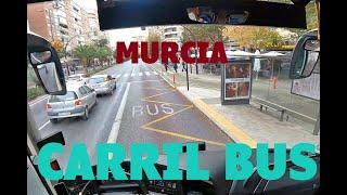 CARRIL BUS EN MURCIA