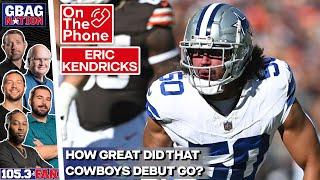 Eric Kendricks On His Cowboys Debut, Playing With DeMarvion Overshown, Saints Prep | GBag Nation