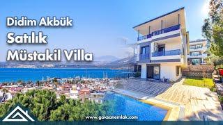 Didim Akbük Merkezde Satılık Eşyalı 4+1 Havuzlu Müstakil Villa - 14.700.000 TL