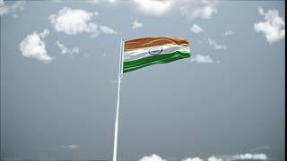 HD Indian Flag | Indian Flag Moving | Indian Flag Flying | Free video | Copyright Free Video l