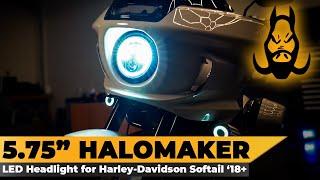 HOGWORKZ® 5.75" LED Halomaker Headlight for Harley-Davidson® Softail 18'-24'