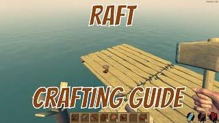 Raft crafting guide -   Trapped on a raft   - The Raft Gameplay HD