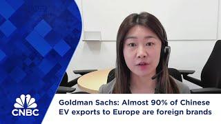 Goldman Sachs: Almost 90% of Chinese EV exports to Europe are foreign brands