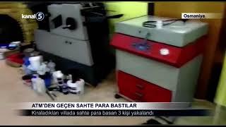 ATM’den Geçen Sahte Para Bastılar