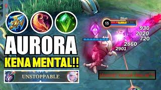 LOCK AURORA SAMPAI KENA MENTAL!! ZHASK TOP GLOBAL 2024 BEST BUILD EMBLEM TERSAKIT GAMEPLAY MLBB ZASK