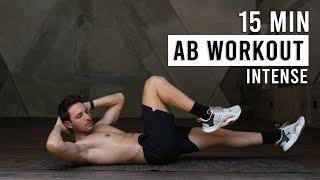 15 MIN INTENSE AB WORKOUT (No Equipment)