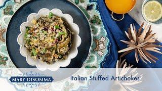 Italian Stuffed Artichokes Recipe with Cheri Oteri | Mary DiSomma