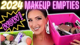 2024 MAKEUP EMPTIES & REVIEWS ️ OVER‼️100‼️ Products & my FIRST Livestream!