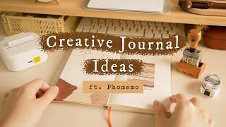 Creative Journaling Ideas (Without Drawing or Painting!) ft. Phomemo