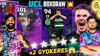 Viktor Gyökeres UCL Pack Combined Boxdraw In Main Account EFOOTBALL 25 | 3×100 Rated Cards|Got Him