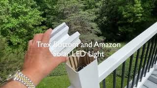 Trex Deck Post Solar LED Hack - 18 Lights under $150