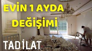 1 AYDA EVİN DEĞİŞİMİ ⎜TADİLAT SÜRECİ  KABA İŞLER BİTİYOR ⎜VLOG #vlog  #tadilat