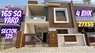 165 Sq Yard |  Luxurious Duplex Villa | Sector 125 | Sunny Enclave | 4 BHK | 27 X 55